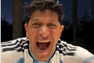 Argentina na final da Copa do Mundo: Germán Cano celebra classificação histórica com euforia