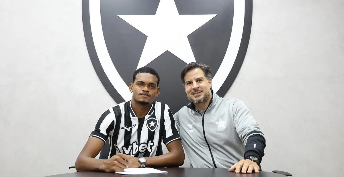 Botafogo garante permanência de promessa defensiva com novo contrato até 2030