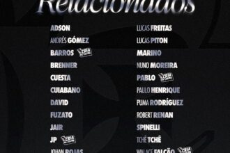 Vasco define relacionados para duelo contra o Vitória no Barradão