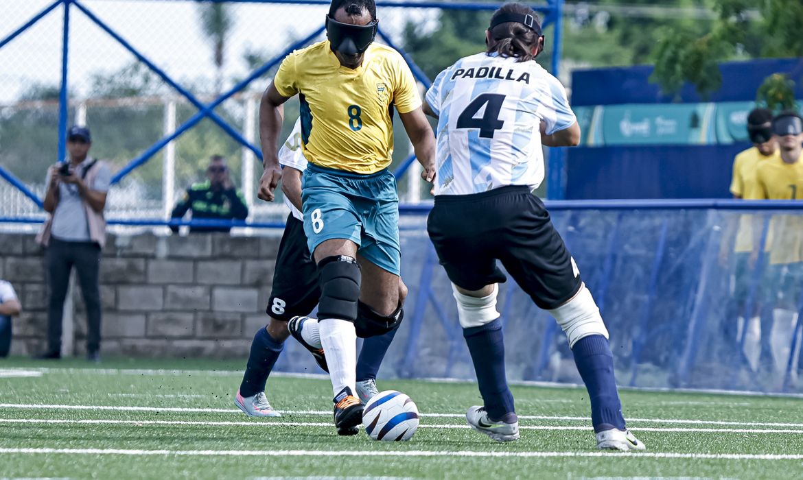 Brasil fecha Jogos Parasul-americanos no topo do quadro de medalhas com ouro no futebol de cegos