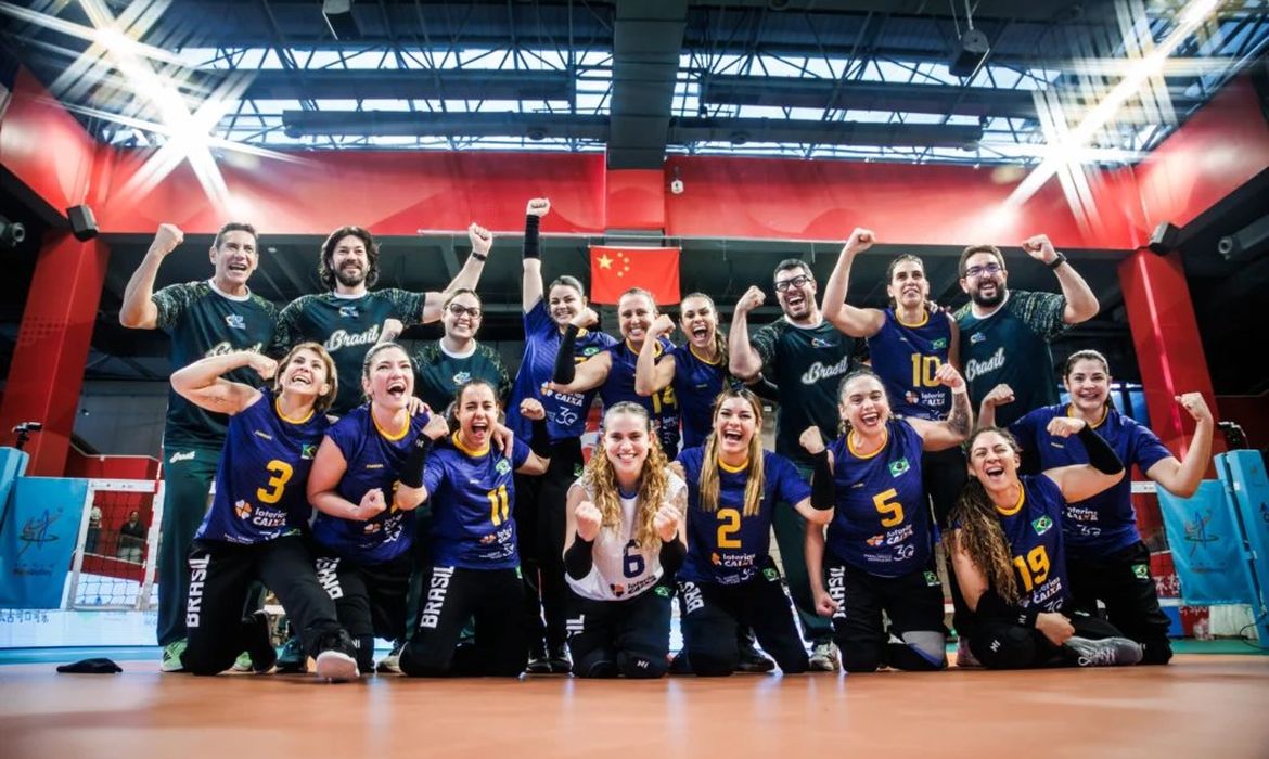 Vôlei sentado: Brasil supera China e avança para a final do Mundial