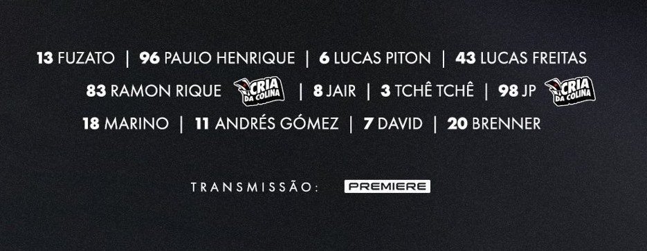 Vasco mantém escalação inicial para o segundo tempo contra o Vitória