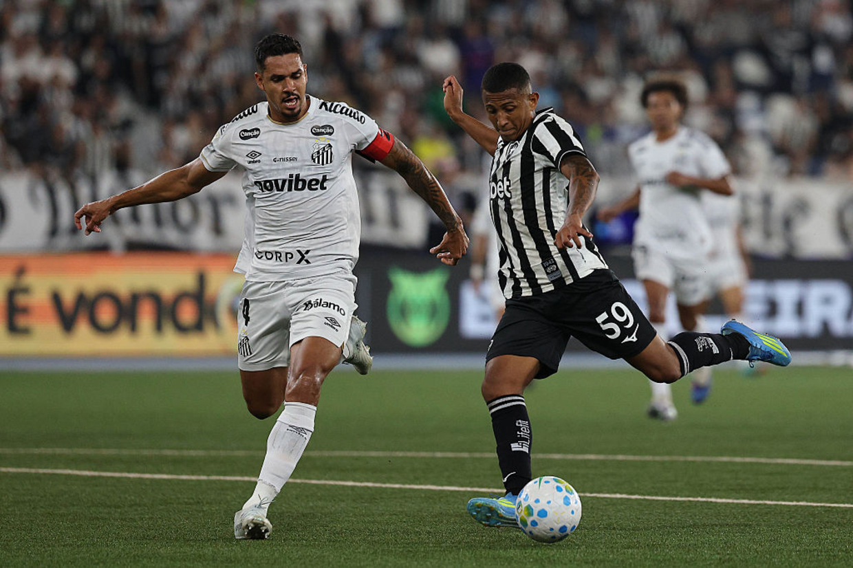 Botafogo e Santos medem forças em confronto decisivo no campeonato