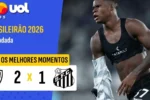 Botafogo supera Santos com gols decisivos na 19ª rodada do Brasileirão 2026