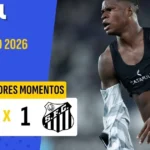 Botafogo supera Santos com gols decisivos na 19ª rodada do Brasileirão 2026