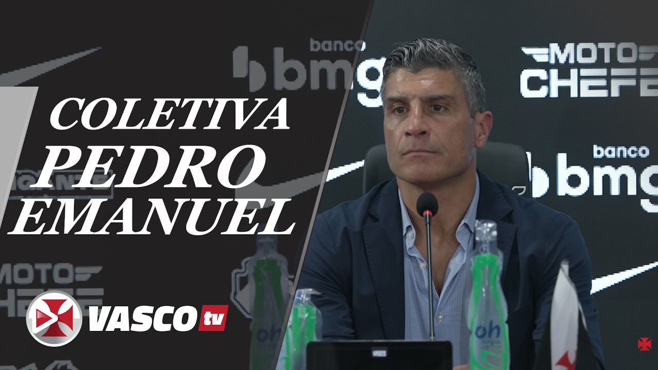 Pedro Emanuel analisa desempenho do Vasco após derrota para o Vitória