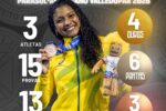 Expressiva campanha: Vasco Paralímpico conquista 13 medalhas no Parasul-americano de Valledupar