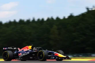Verstappen lidera primeiro treino livre do Grande Prêmio da Bélgica