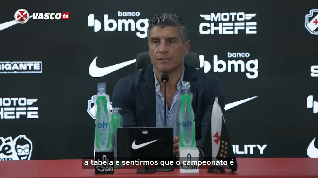 Pedro Emanuel analisa desafios do Vasco após revés no Brasileirão