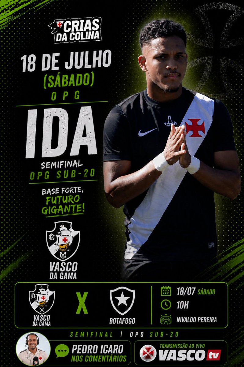 Vasco e Botafogo duelam na semifinal do Torneio OPG no Nivaldo Pereira