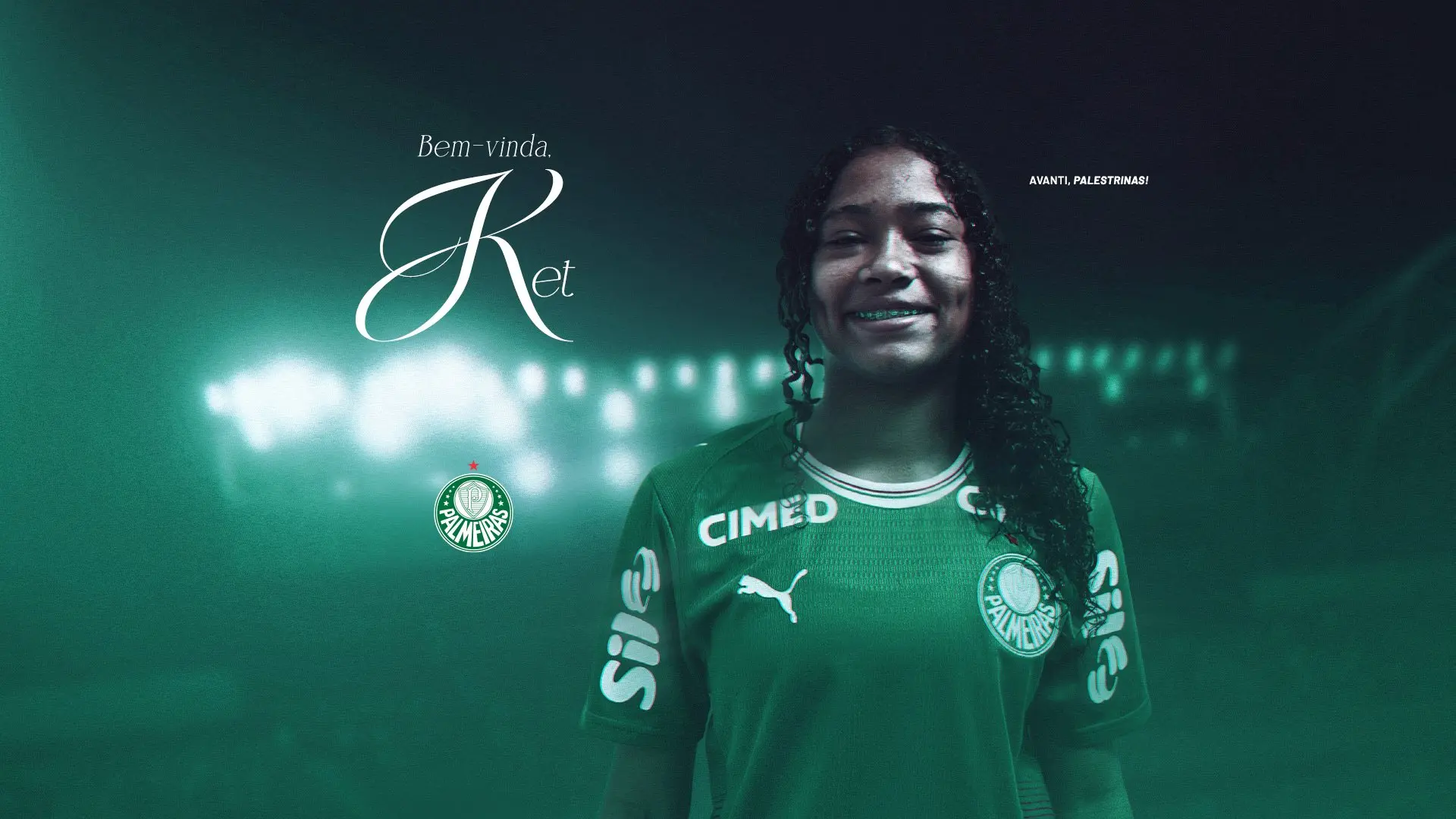 Palmeiras reforça base feminina com a chegada da atacante Ket