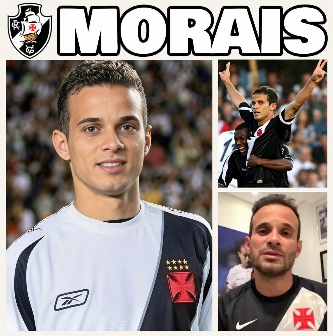 Morais, ex-meia do Vasco, celebra 42 anos com legado de destaque na Colina