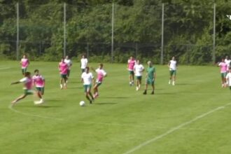 Deossa exibe habilidade técnica durante sessão de treino do Real Betis