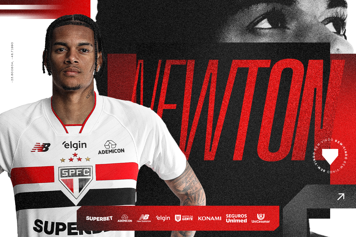 São Paulo oficializa contratação do volante Newton até 2029
