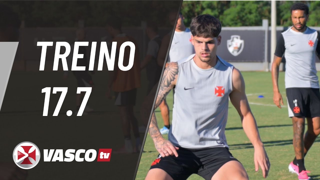Vasco intensifica preparação física em treino realizado nesta sexta-feira
