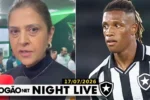 Botafogo define futuro de Kauan Toledo enquanto Leila Pereira insiste por Danilo