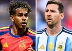 Confirmado na final contra a Argentina, Lamine Yamal é exaltado por Messi após foto viral