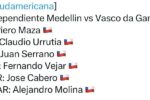 Arbitragem chilena é definida para duelo entre Independiente Medellín e Vasco