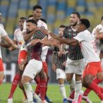 Confusão generalizada marca empate entre Fluminense e Bragantino no Maracanã