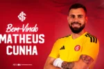 Internacional oficializa chegada do goleiro Matheus Cunha por empréstimo