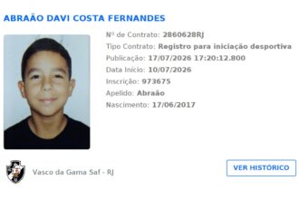 Vasco da Gama oficializa novos registros de jovens talentos no BID