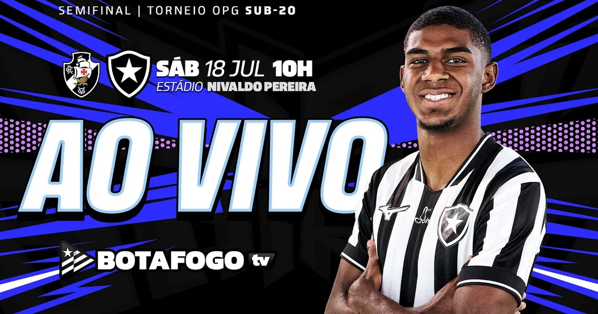 Botafogo e Vasco duelam pela semifinal do Torneio OPG sub-20