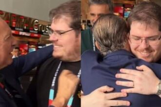 Encontro de gerações marca bastidores da cobertura de Galvão Bueno e Casimiro