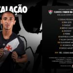 Vasco define escalação para o clássico decisivo contra o Fluminense no sub-17