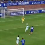 Nelson Deossa atua como centroavante e marca gol em amistoso do Real Betis
