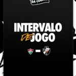 Sub-17 do Vasco enfrenta desvantagem no intervalo contra Fluminense pelo Carioca