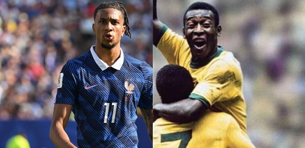 Michael Olise iguala marca histórica de Pelé em assistências na Copa do Mundo