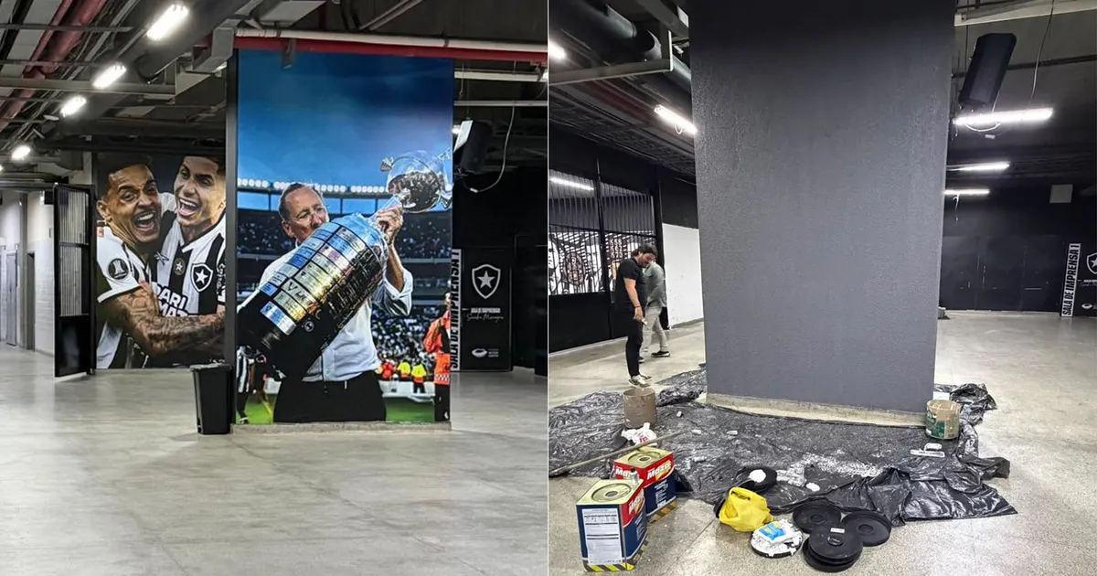 John Textor aprova remoção de sua imagem dos corredores do estádio Nilton Santos
