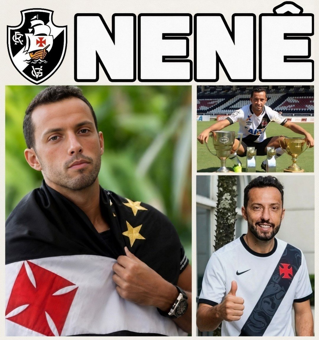Nenê, ídolo do Vasco, celebra 45 anos com legado de gols e assistências