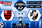 Futsal Sub-10: Flamengo e Vasco se enfrentam em semifinal do Carioca
