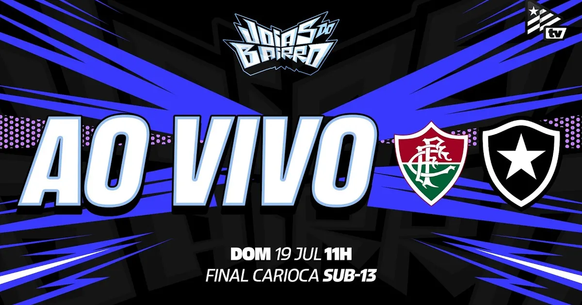 Final do Carioca sub-13 coloca Botafogo e Fluminense em confronto decisivo