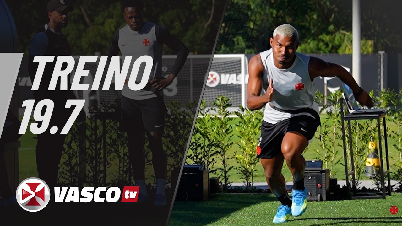 Vasco intensifica preparação física em treino realizado neste domingo
