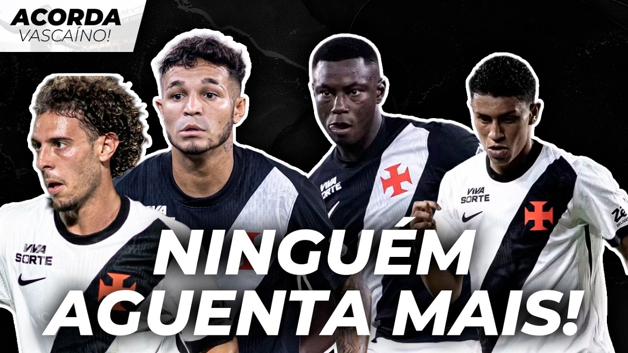 Crise ofensiva do Vasco atinge marca negativa de 270 minutos sem gols