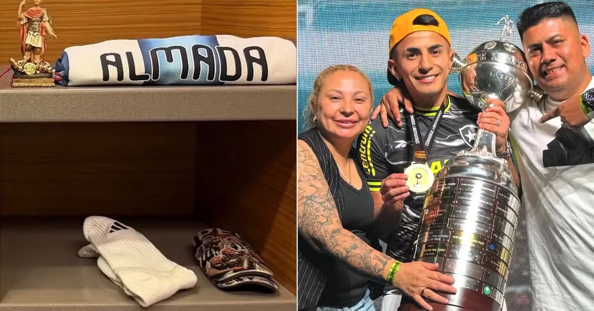 Thiago Almada homenageia conquistas pelo Botafogo na final da Copa do Mundo