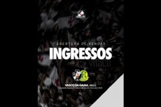 Vasco define cronograma de ingressos para duelo contra o Mirassol em São Januário