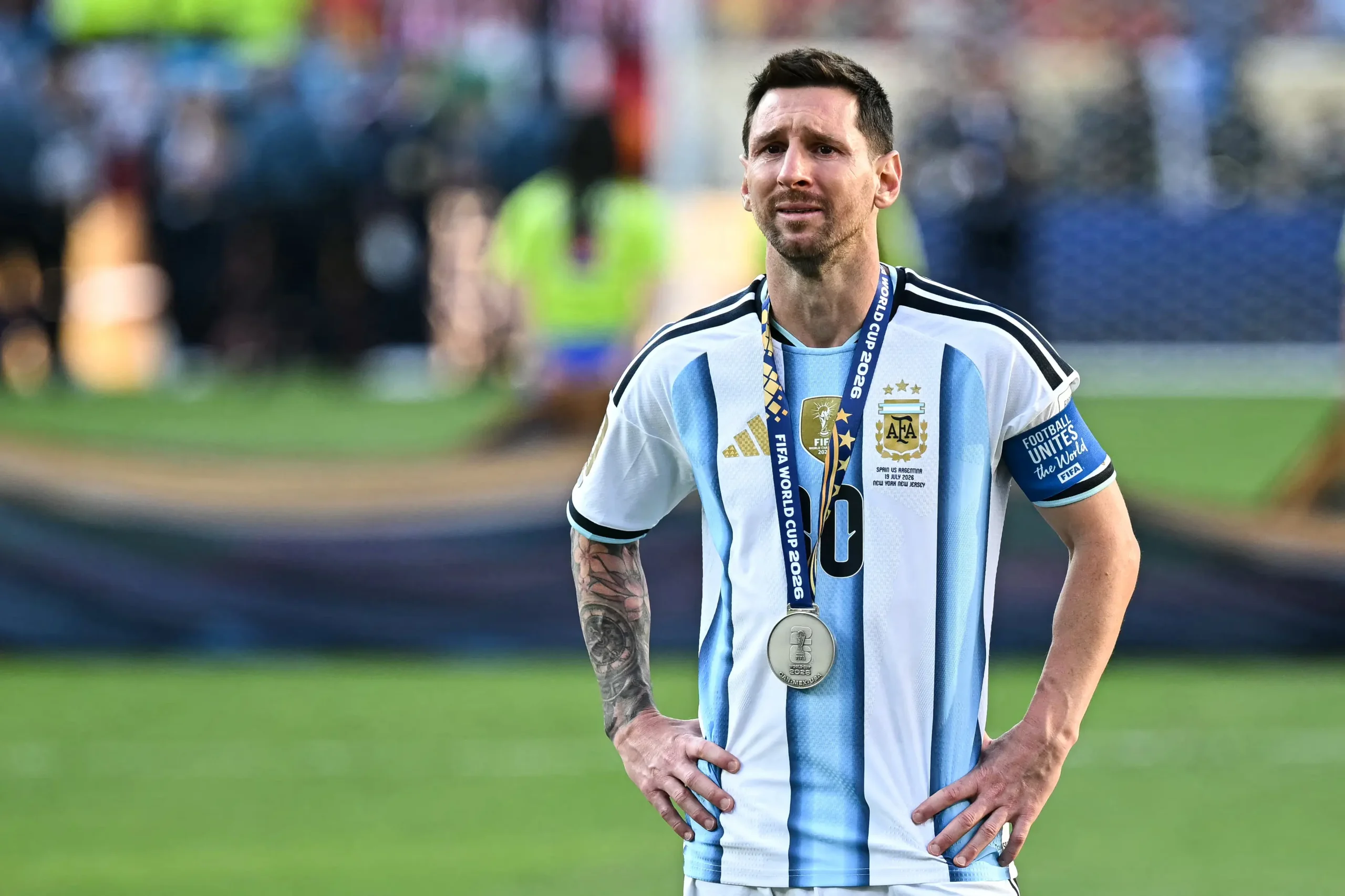 Messi encerra trajetória em Copas com vice-campeonato após derrota para a Espanha