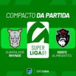 Superliga D1 registra vitória do Guarulhos Rhynos sobre o Vasco Almirantes
