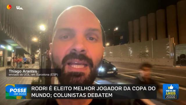 Rodri é eleito o melhor jogador da Copa do Mundo e gera debate entre especialistas