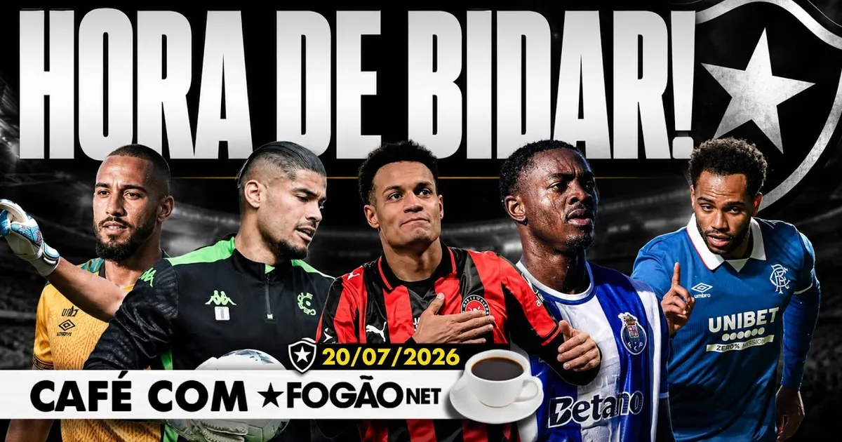 Botafogo abre janela de transferências COM cinco reforços encaminhados