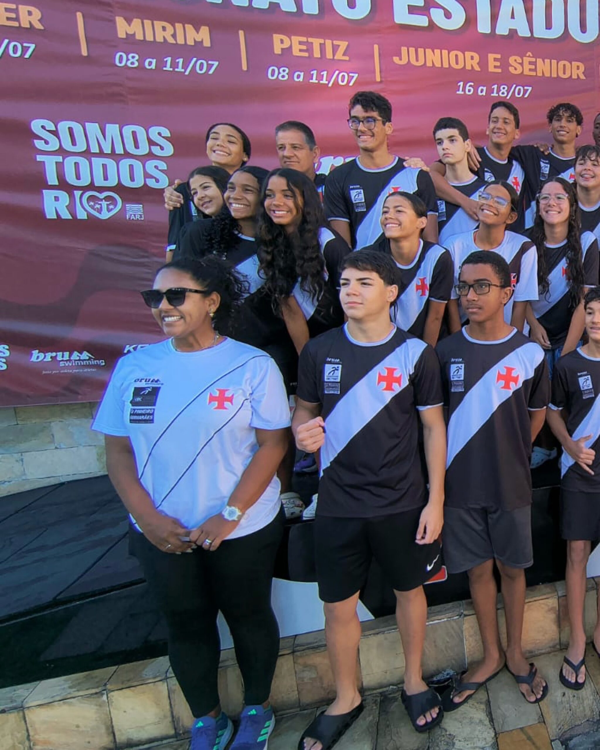 Natação do Vasco consolida presença entre os quatro melhores clubes do Rio de Janeiro