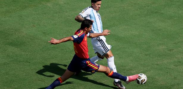 Argentina sucumbiu à estratégia espanhola na final da Copa do Mundo