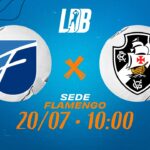 Unifacisa e Vasco se enfrentam pela LDB Sub-22 na sede do Flamengo