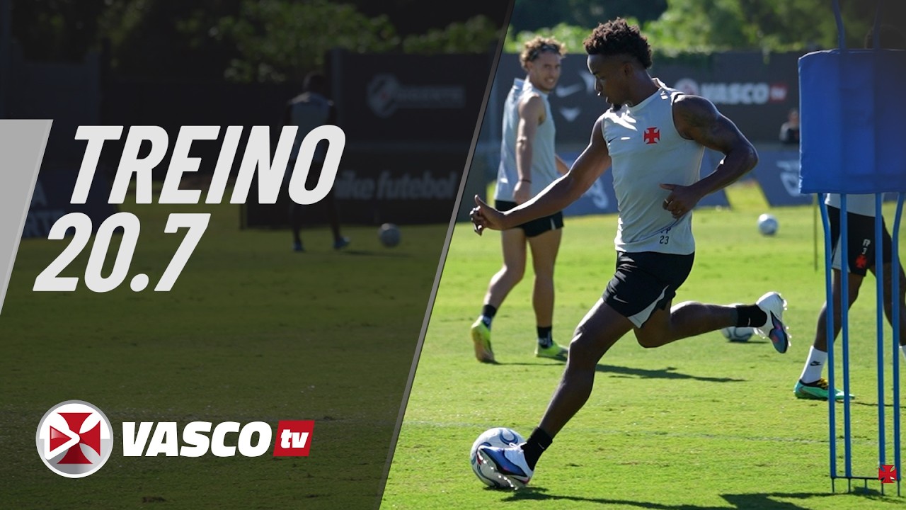 Vasco intensifica preparação física em treino realizado nesta segunda-feira