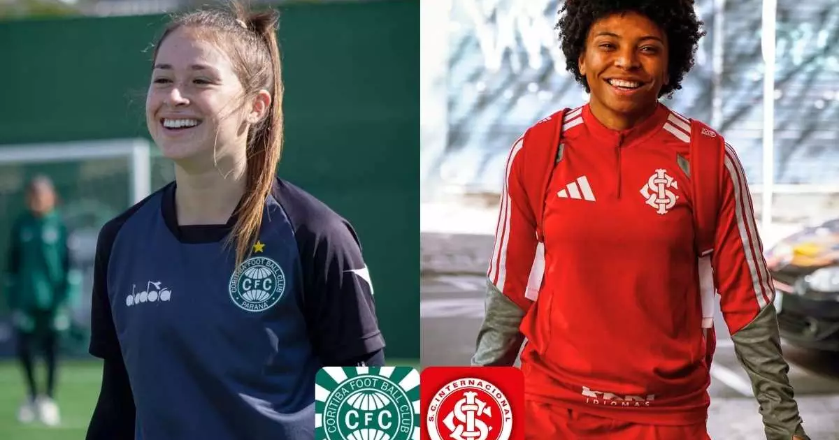 Coritiba e Internacional decidem vaga nas quartas da Copa do Brasil Feminina