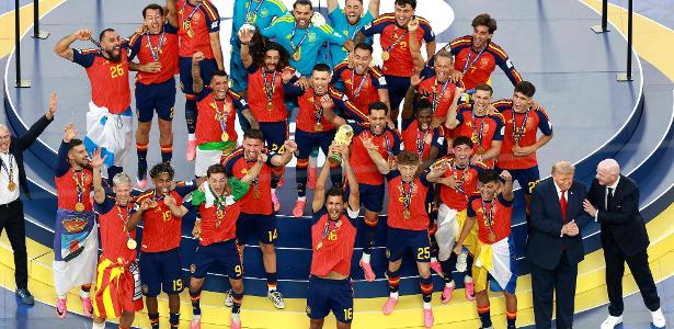 Copa do Mundo 2026: entenda o significado das bandeiras regionais no pódio da Espanha
