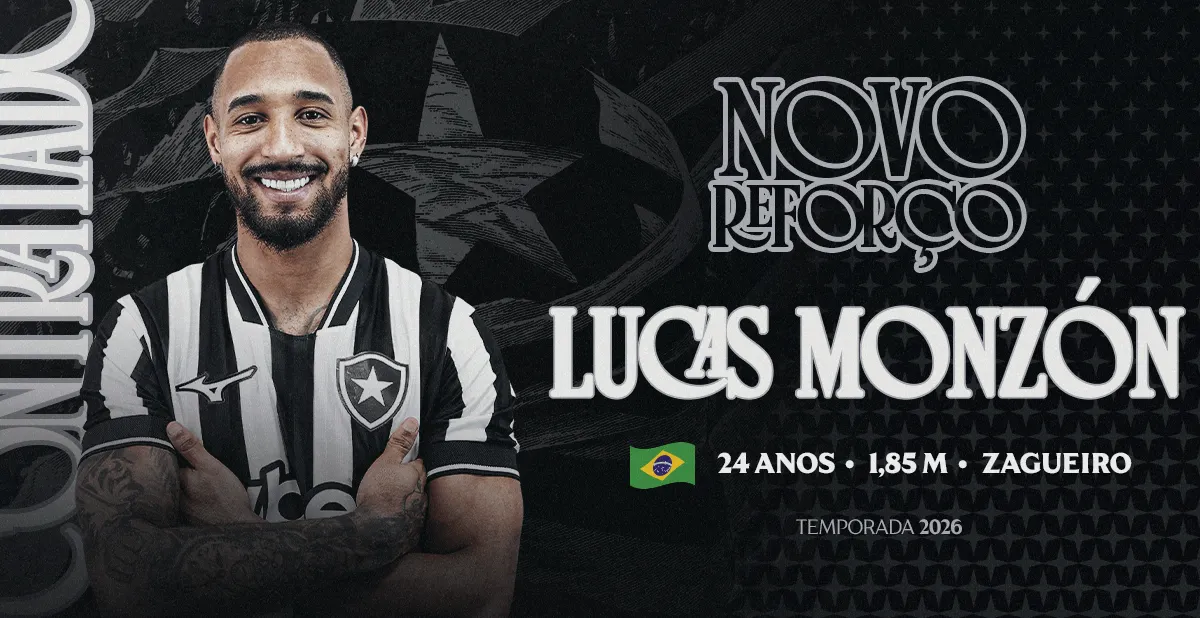 Botafogo reforça sistema defensivo com a chegada do zagueiro LUCAS Monzón